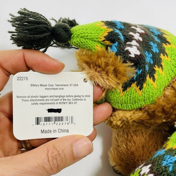 Mary Meyer Winter Bear Plush Toy Stage Stores Bealls Retired Outfit Scarf Gloves - Picture 12 of 12